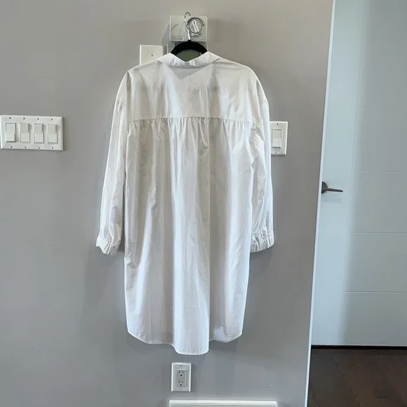 Rails Parson Poplin Shirt Dress White NWT - Picture 6 of 8